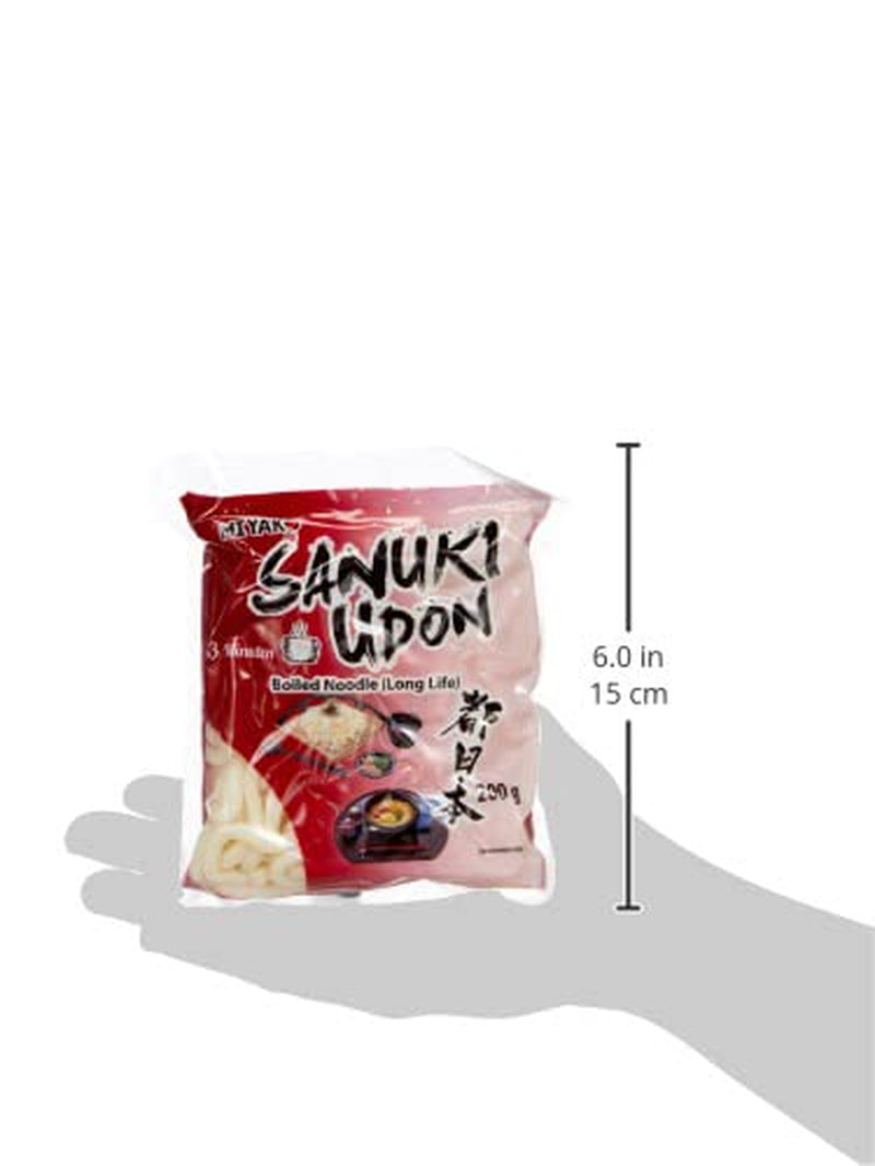 Miyako Sanuki Udon nudler, kogte, pakke med 12 (12 x 200 g)