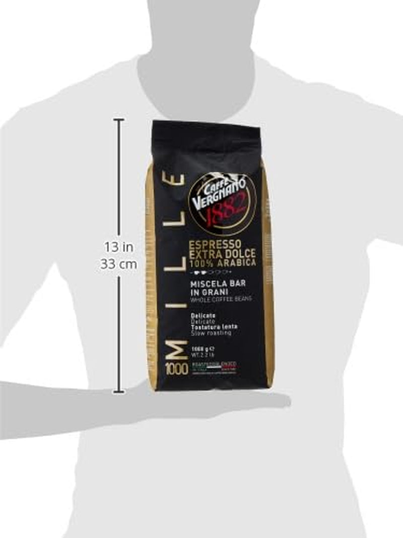 Caffè Vergnano EXTRA DOLCE espresso kaffebønner 1000 (1 kg)