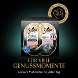 SHEBA Perfect PORTIONS pate til katte med laks, MSC certificeret, 8 x 3 x (2 x 37,5g) = 225g (Emballage vil blive opdateret)