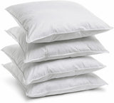 Bleu Câlin Home Collection Sæt med 4 puder Cliniguard Anti-Mite Hvid 60X60 Cm Standard puder Naty Shop Sæt med 4 pudebetræk