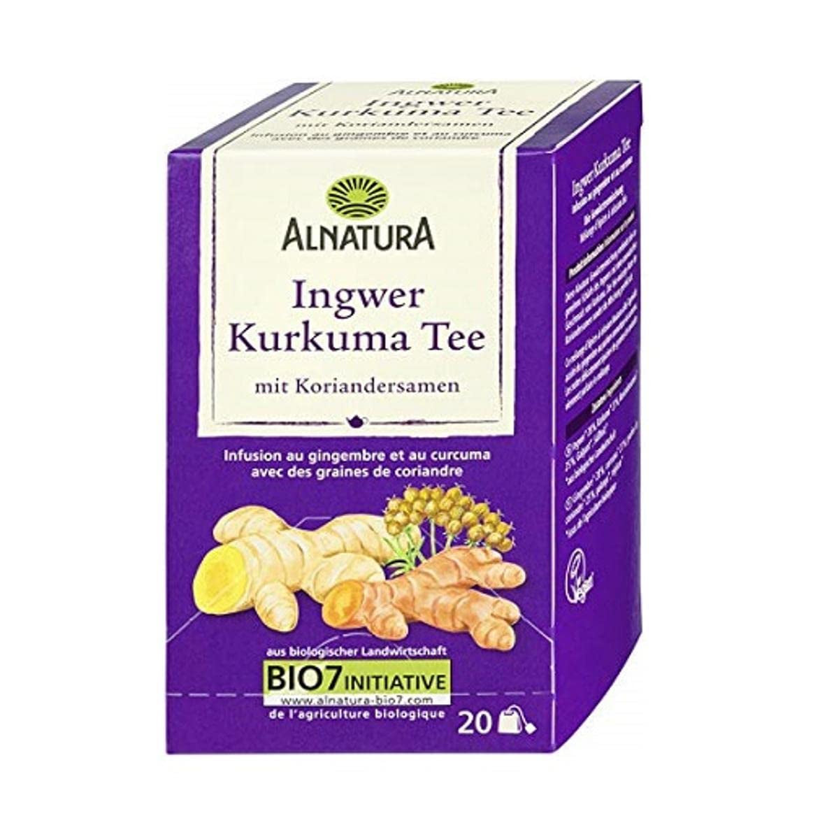 Ingefær, gurkemeje og kanel te, 40 g