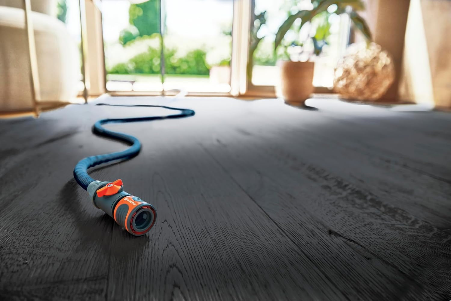 Tekstilslange Gardena Liano Xtreme 1/2", sæt 10 meter + indendørs adapter