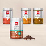 illy, Kaffeebohnen Arabica Selection Costa Rica, 100% Arabica med karamel-, Schokoladen- og Vanillenoten, süßer Gesmack, 1 dosis med 250g