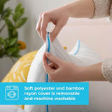 Linenspa White Standard Gel Memory Foam Pude Naty Shop Standard Puder
