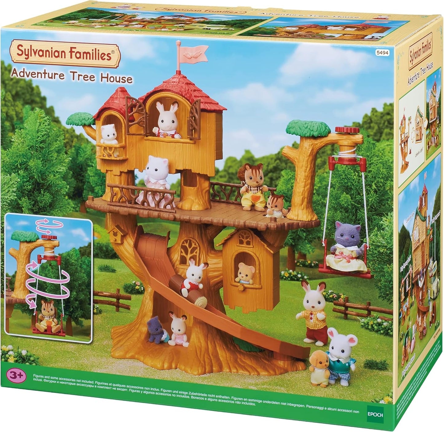 Sylvanian Families 5494 Adventure Tree House - Dukkehus Legesæt Dukkehuse Naty Shop