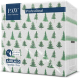 PAW - Airlaid servietter (40 X 40 Cm) I 50 stykker I Perfekt til jul, vinter, helligdage I Juleaften Bordpynt I Airlaid stoflignende servietter Vintergrene I Vintergrene