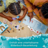 LEGO Disney Frosne Elsas Ispalads, Isdronningens Slot, Prinsesse ELSA og Anna dukkelegetøj, plus 2 dyrefigurer, fantastisk gave til 4-årige piger og drenge 43238 Byggesæt Besuche den LEGO-Store