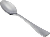Kaffeske af rustfrit stål, rundkantdesign, pakke med 12, Silver Naty Shop Kitchen