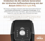 TYRKISK KAFFEMASKINE Arzum OKKA RICH SPIN PRO (krom)