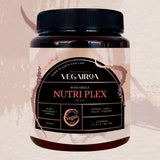 VEGAIROA - Nutri Plex Mask - Intensiv pleje - Dyb fugtgivende pleje - krusbeskyttelse - Til tørt hår - Professionelt vegansk frisørprodukt - 1000g Naty Shop hårmaske