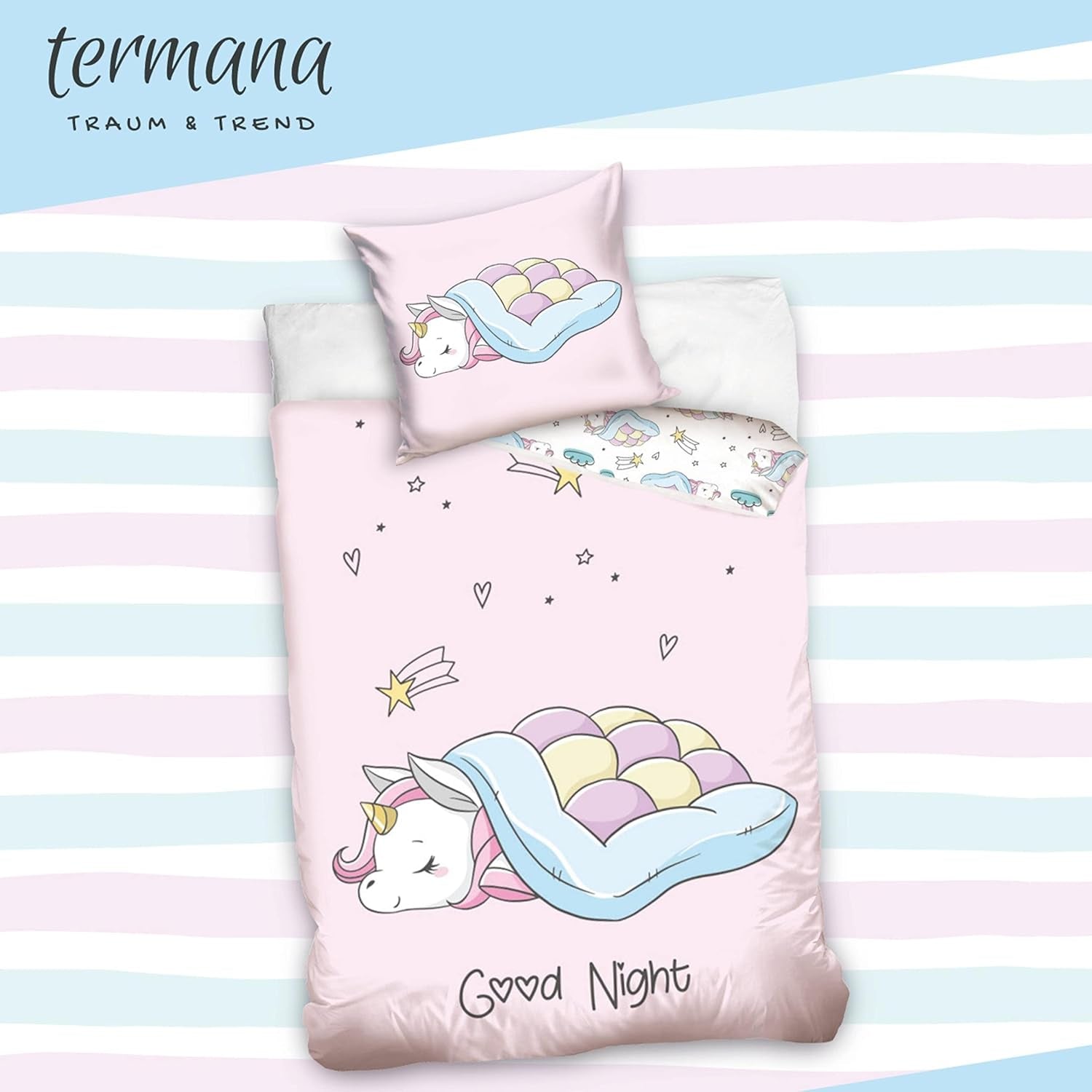 Sengetøj, Unicorn, Termana, til teenagere Sengetøj - børn Naty Shop