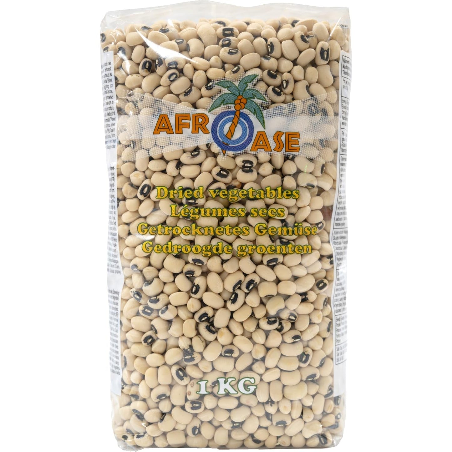 AFROASE - Sortøjede ærter - 1 x 1 kg