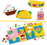 LEGO Classic Creative Snack Byggesjov, Madlegetøj til fantasifuldt rollespil, Byggesæt til drenge og piger 4 år, Cupcake, Avocado, Popsicle og Taco 11039 Byggesæt Besuche den LEGO-Store