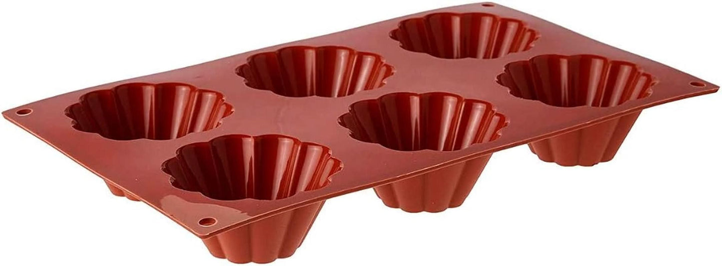 Silikomart Bageform, 20.035.00.0060 SF 035, "SF 035 Briochette Cannellata" Køkken Naty Shop Deep
