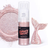 Spiselig glitter - 10G, Rose Gold Drink Glitter, Spiselig Glitter Pulver, Madfarvepulver, Guld Pulver, Metallisk Glitter Pulver, Glitter Spray til Cocktails, Chokolade, Kager, Fondant