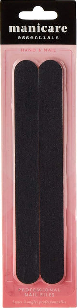 Neglefil Foret Naturlig & Kunstig Neglefil Dobbeltsidet Medium Grit Stærk Heavy Duty Hjemmesalon Professionel Manicure Pedicure 2 Stk