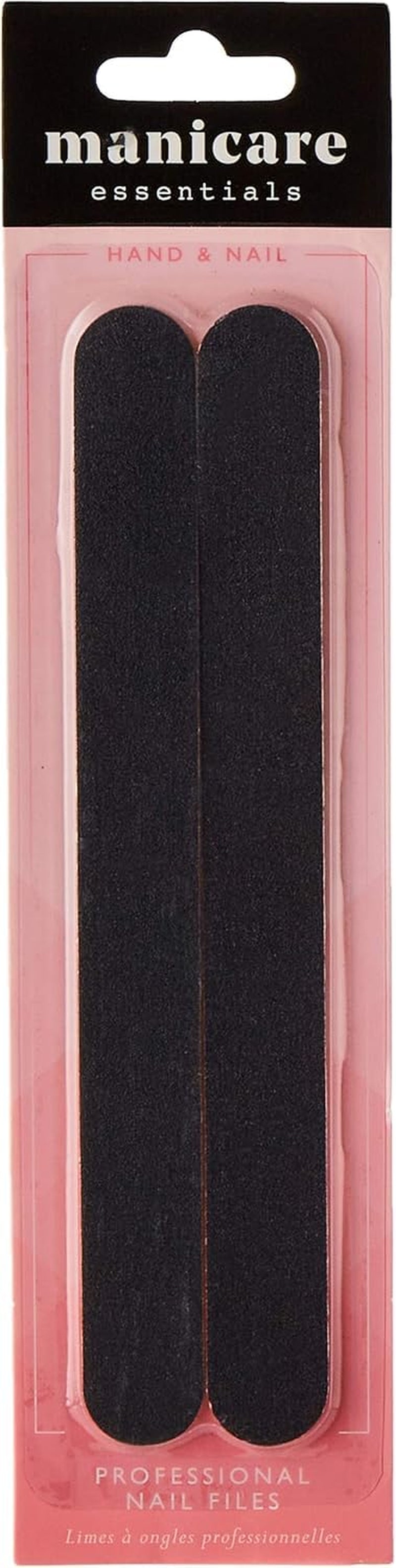 Neglefil Foret Naturlig & Kunstig Neglefil Dobbeltsidet Medium Grit Stærk Heavy Duty Hjemmesalon Professionel Manicure Pedicure 2 Stk