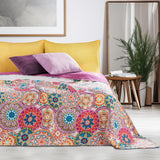 Decoking 12222 Sengetæppe 200X220 Cm Pink Violet Hvid Farvet Antracit Sengetæppe To Sider Farvet Pink Hvid Violet Quilting Bibi Senge og tæpper Besuche den DecoKing-Store