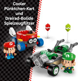 LEGO Mario Kart - Baby Mario vs. Baby Luigi Nintendo samlerfigurer 2 Bygbare Speedmen-legetøjsgave til drenge, piger og spillere i alderen 8+ Eventyrlegetøj 72034 Byggesæt Besuche den LEGO-Store