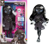 Rainbow High Shadow High Girl's Night - Shanelle Onyx - 28 cm modedukke i nuancer af gråt, sort hår og outfit med tilbehør og kam - Til samlere og børn fra 6 år og opefter