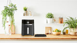 Tefal EY5018 Easy Fry & Grill Classic Air Fryer, 2 i 1 teknologi (Air Fryer og Grill), XL, 4,2 liter til 6 portioner, 1550 watt Hvidevarer Naty Shop
