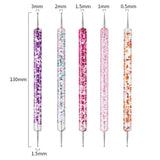 31 Stück Professionelle Nagel Pinsel Set, Dual-Ended Nagelpinsel, Pinsel Für Gelnägel, Akryl Nail Art Pen, Nail Art Dotting Tools, Nail Brush Für DIY Nagelkunst Salon Design