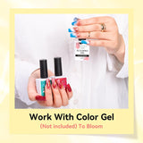 Makartt Blooming Gel-neglelak - 15ml Blooming Gel-neglelakforlænger med marmorfarve, gelmaling, gør-det-selv-manicure-negledesign, blomster, dyr, akvarel, magisk manikyrsæt