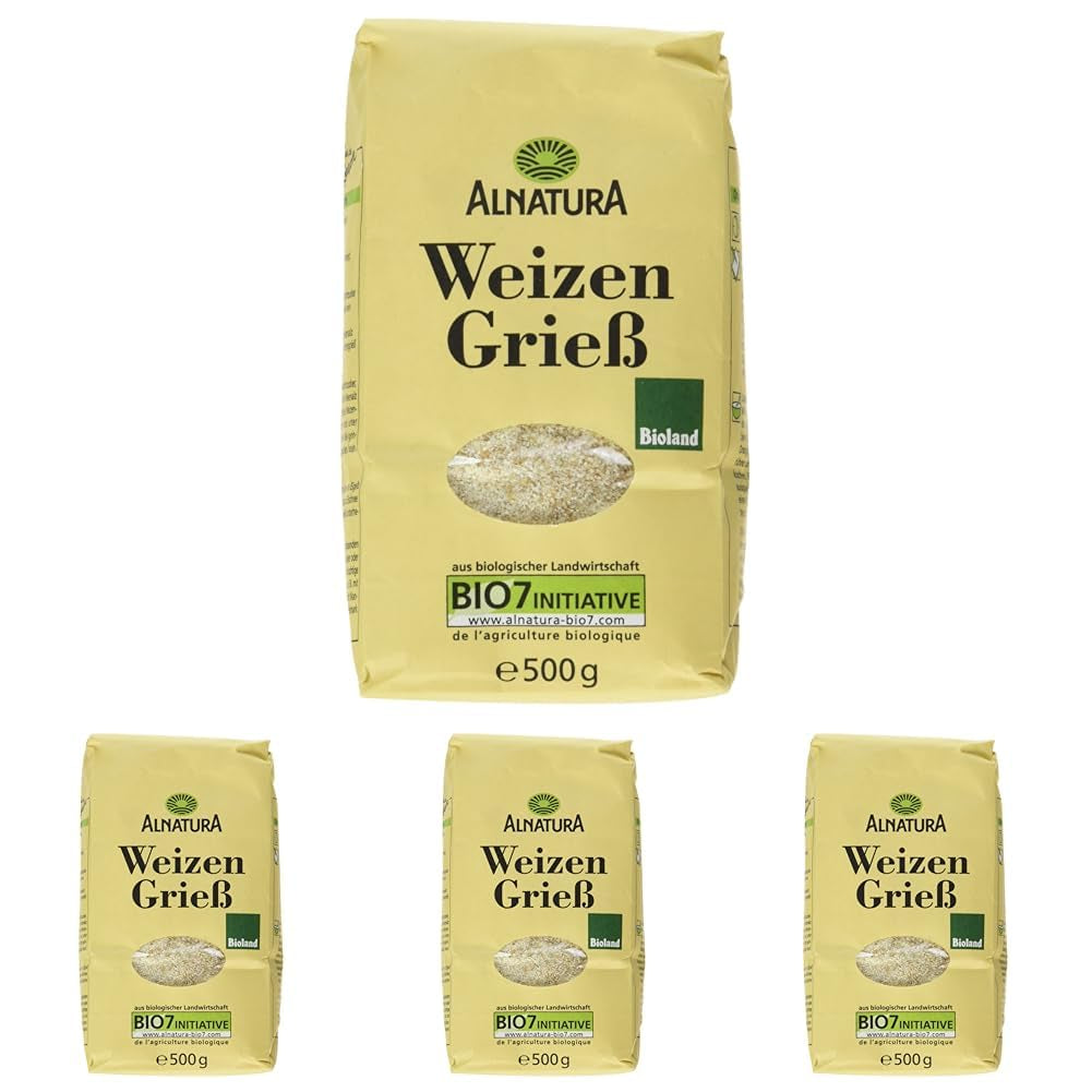 Økologisk hvedegryn, 500 g (emballage kan variere)