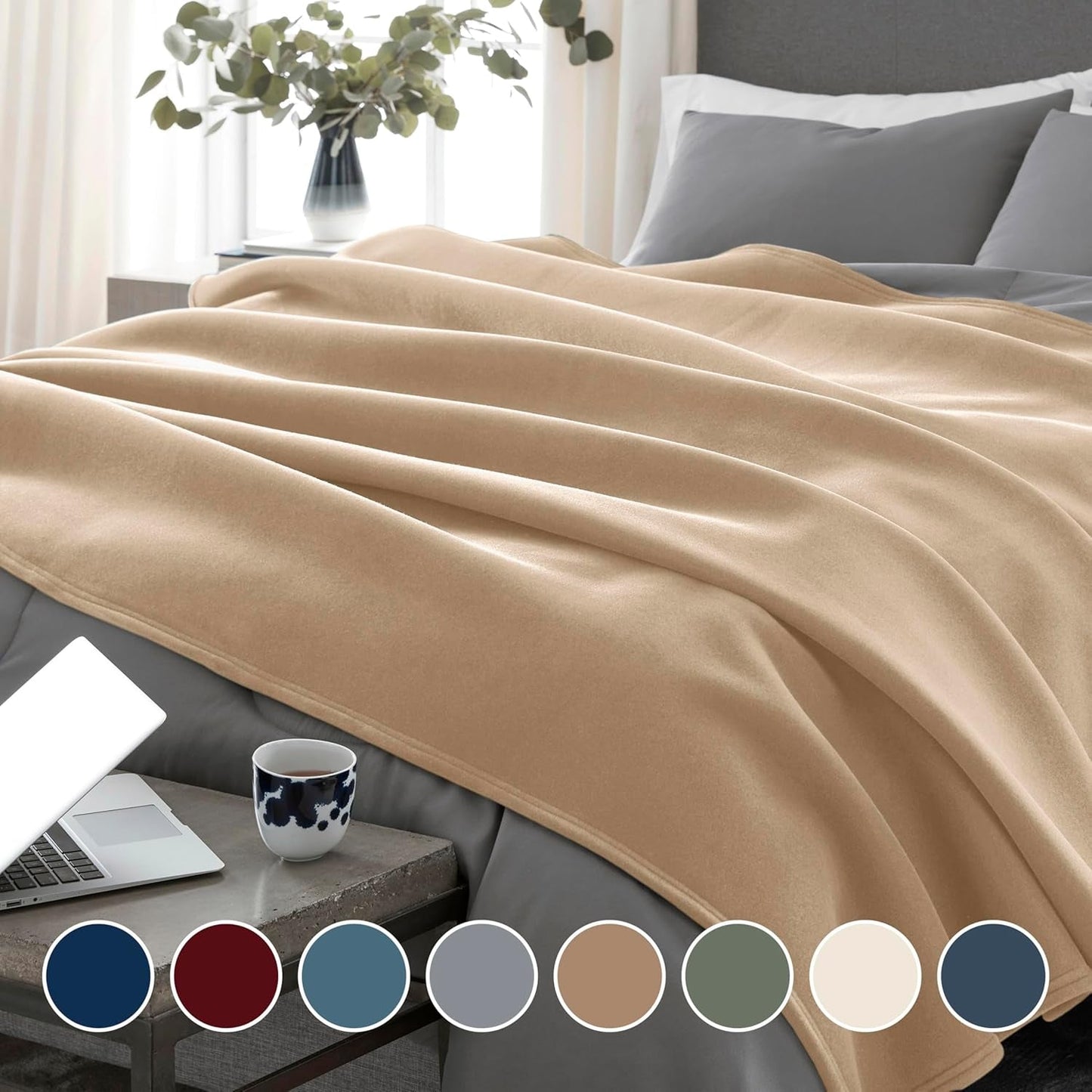 Vellux Original dobbeltloft, lysebrune Dyner og dyner Naty Shop