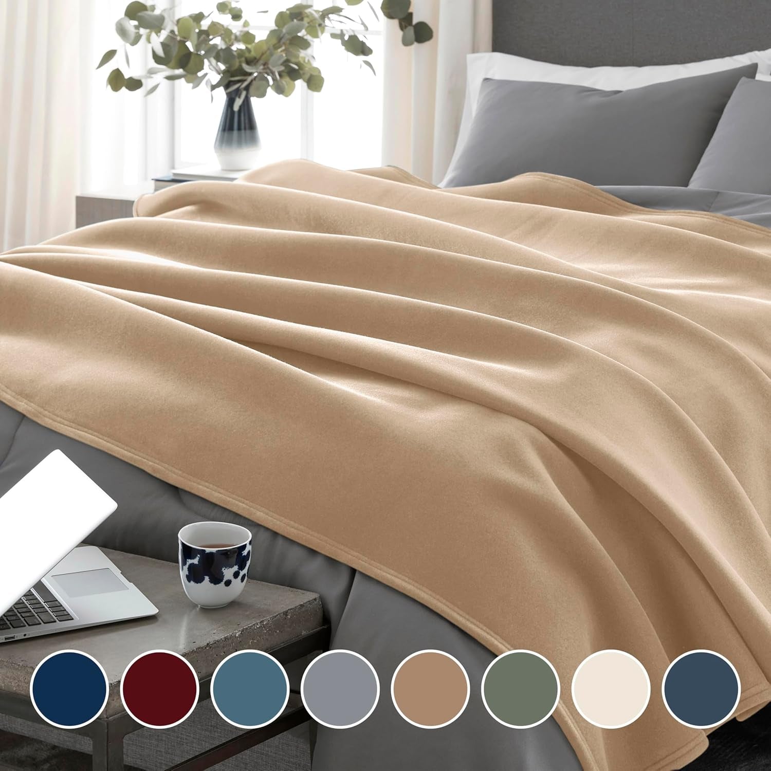 Vellux Original dobbeltloft, lysebrune Dyner og dyner Naty Shop