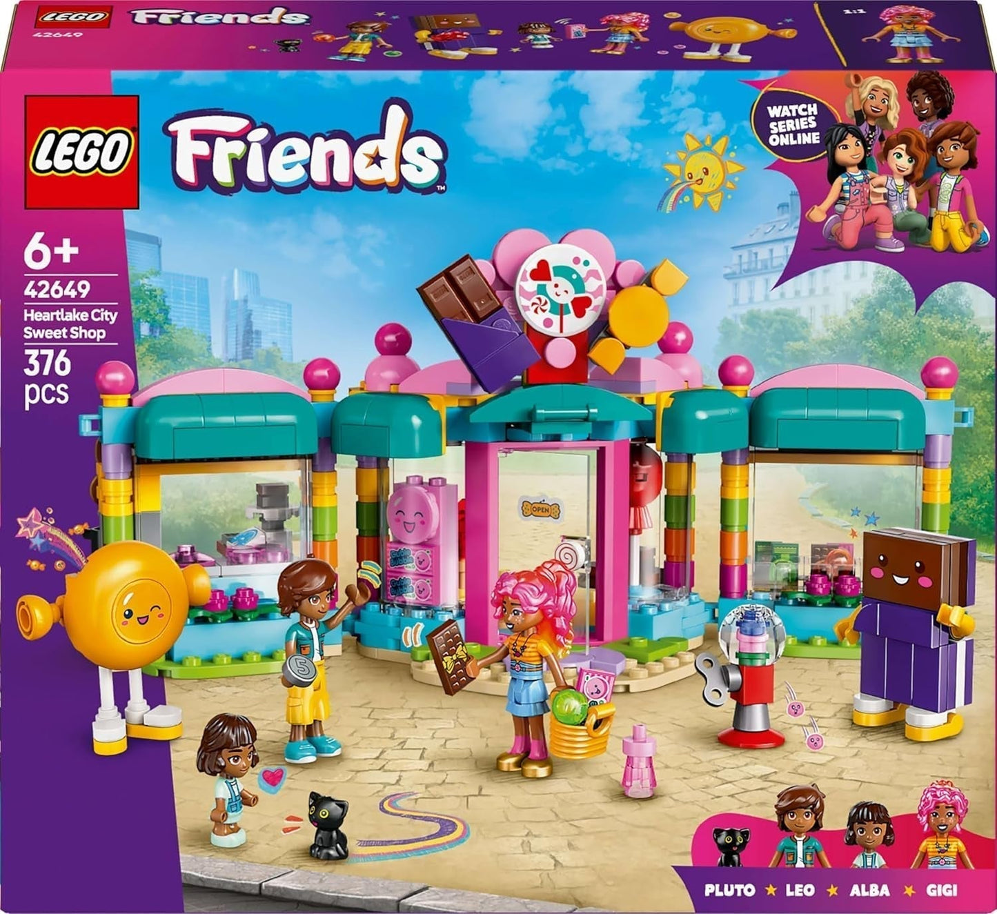 LEGO Friends Heartlake City Shop Legesæt til piger fra 6 år og opefter Rolleleg med 2 minidukker, mikrodukke og kattelegetøj 42649 Byggesæt Besuche den LEGO-Store