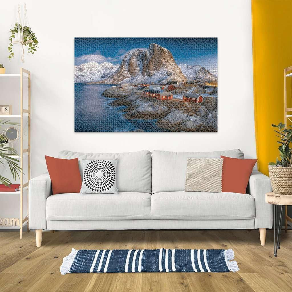 Ravensburger Puslespil 17081 - Hamnoy, Lofoten - 3000 brikker puslespil for voksne og børn fra 14 år, Norge landskabspuslespil Puslespil Naty Shop