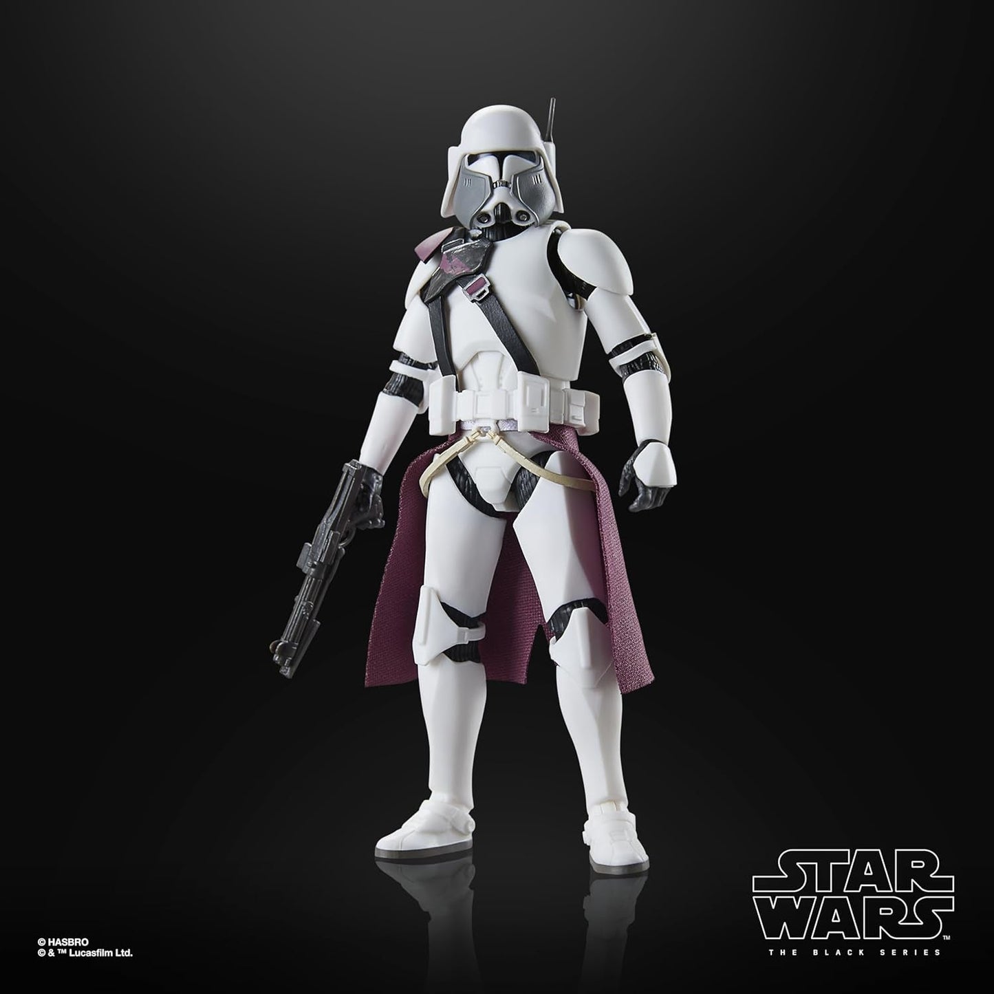 Star Wars Black Series Clone Commander Bacara, Star Wars: Ahsoka Premium samlerfigur (15 cm) Actionfigurer Naty Shop