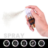 Spiselig glitter - 10G, Rose Gold Drink Glitter, Spiselig Glitter Pulver, Madfarvepulver, Guld Pulver, Metallisk Glitter Pulver, Glitter Spray til Cocktails, Chokolade, Kager, Fondant
