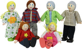 Hape E3401 Four Seasons House, møbleret og E3500 - Dukkefamilie, lys hud