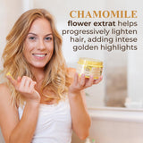 Intea Chamomile - Blond Reflections Hair Mask - Fugter og nærer blondt hår - 250 ML Naty Shop Hair Mask