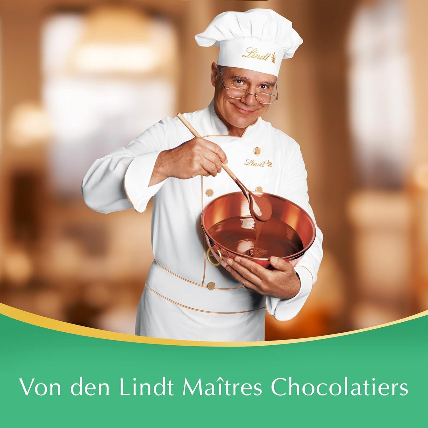LINDOR hvide chokoladekugler, 1 kg og LINDOR | 1 kg genlukkelig pose | ca. 80 mælkechokoladekugler med myntefyld | Bulkpakke, pralinegave, chokoladegave