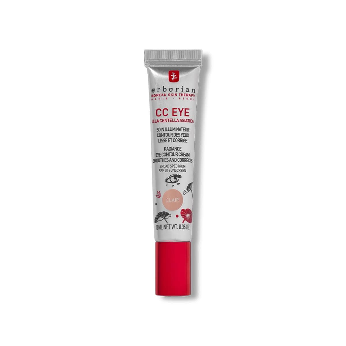 Erborian - CC Eye Cream Gold med Centella Asiatica - Eye contour corrector Kosmetik og skønhed Naty Shop Cc Eye Light