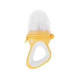 Badabulle babyfoder med beskyttende betræk, ergonomisk håndtag, beroliger tandkødet og introducerer nye smagsvarianter, fra 4 måneder, BPA-fri