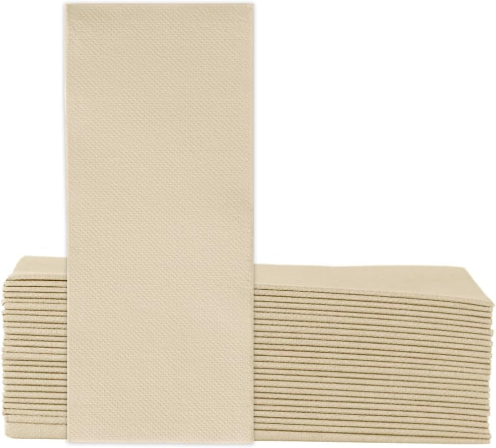 Soft Point 50 Tissues 1/8 Fold Højkvalitets Engangsvæv 32X38cm Champagne