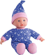 Simba 105010010 - Laura Little Star Soft Body Doll i en sød kjole og Glowing Moon and Stars Hat 20cm Glowing Baby Doll fra 12 måneder