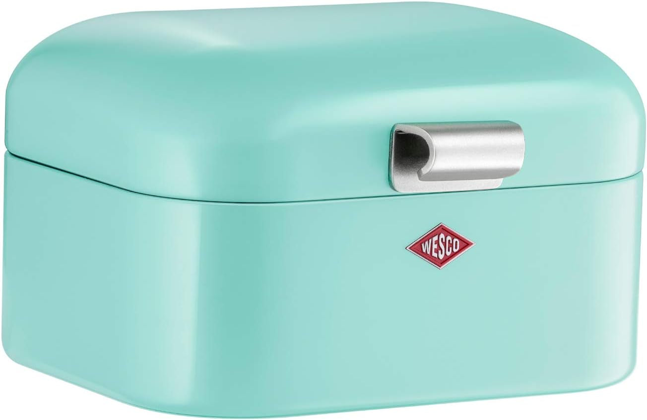 Wesco 235 001 Mini Grandy brødkurv 17 x 18 x 12 cm (L/B/H) pink, rustfrit stål Fødevarekasser Naty Shop Mint