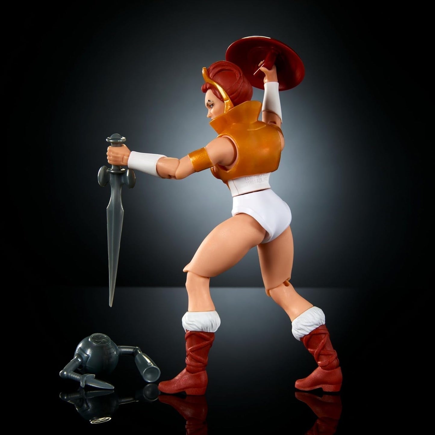Masters of the Universe Origins Legetøj tegneserie Teela Action Figur Ca. 14 cm Højde Motu Heltinde tilbehør og Mini Comic HYD27 Action Figurer Naty Shop