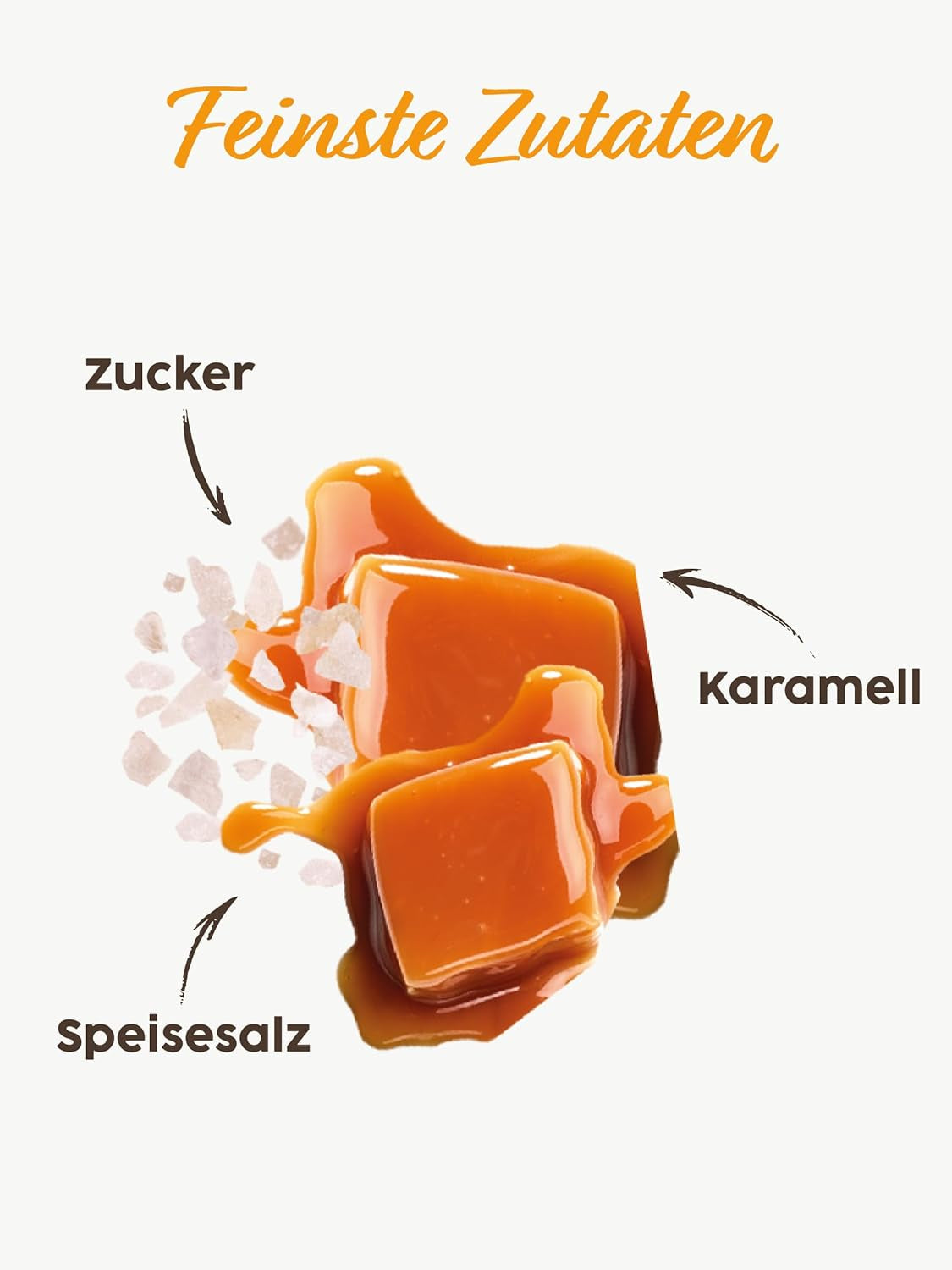 Kotanyi saltet karamel kaffe topping | feiner Caramellgeschmack, 4er Pack (4 x 65g)