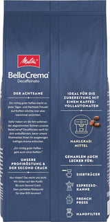 Melitta BellaCrema La Crema kaffebønner 1 kg og BellaCrema Decaffeinato koffeinfri kaffebønner 1 kg