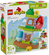 LEGO DUPLO træ til balancering og stabling, udviklingslegetøj, byggesæt til børn fra 18 måneder, kreativt legetøj til børn, pædagogisk legetøj med 2 legetøjsfugle 10440 Byggesæt Besuche den LEGO-Store
