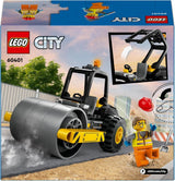 LEGO City Road Roller Byggekøretøj til 5 år børn Damprullelegetøj med bygningsarbejder Minifigur Fantasifuld legeoplevelse for drenge og piger Lille sjov gave 60401 Byggesæt Besuche den LEGO-Store