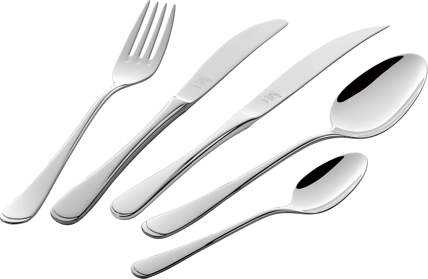 ZWILLING Nottingham bestiksæt, 72 dele, til 12 personer, rustfrit stål 18/10 Kitchen Naty Shop