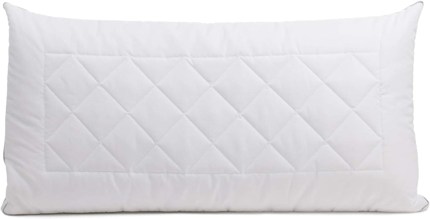 Gözze - Pude med inderpude 150G og klimabånd inkl. refillpose, 40 X 80 Cm - Hvid Naty Shop standardpuder Hvid 40 X 80 Cm