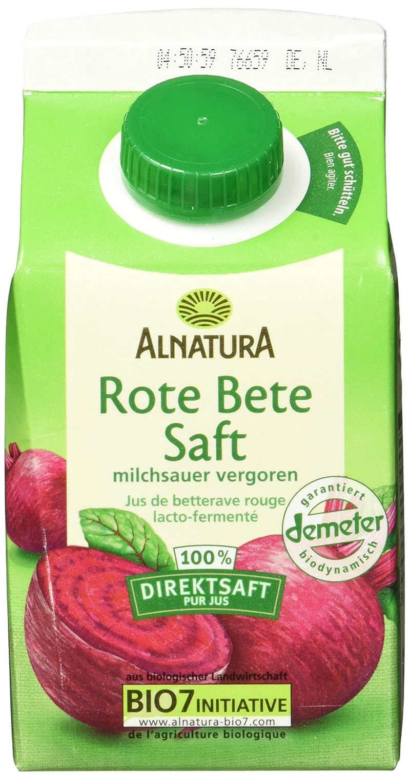 Økologisk rødbedejuice, gæret med mælkesyre (1 x 500 ml)